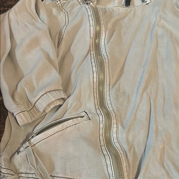 Light Green Jacket Full Side Zip, M - Picture 10 of 14